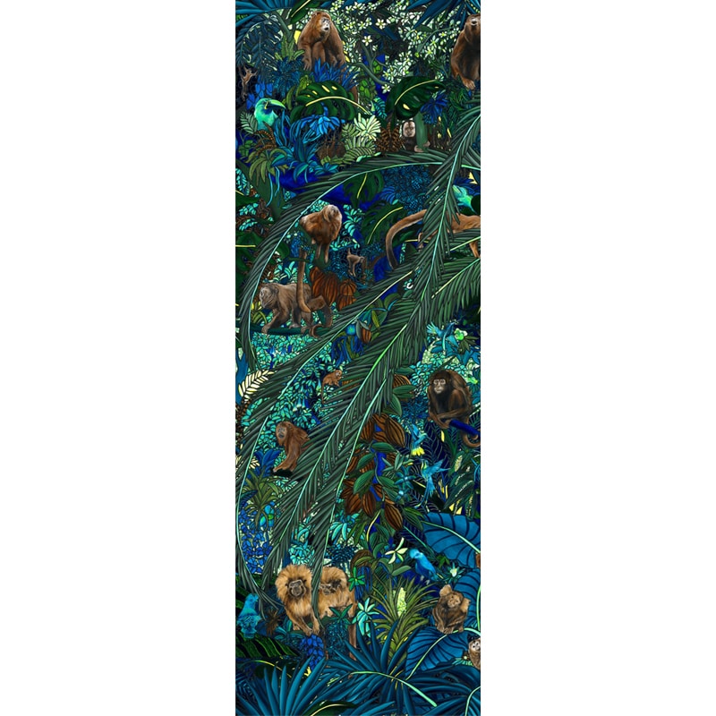 Lé N°1 Les gardiens Original 90,6 x 265 cm 1 Lé de papier peint Les Gardiens Original par Maison Fétiche