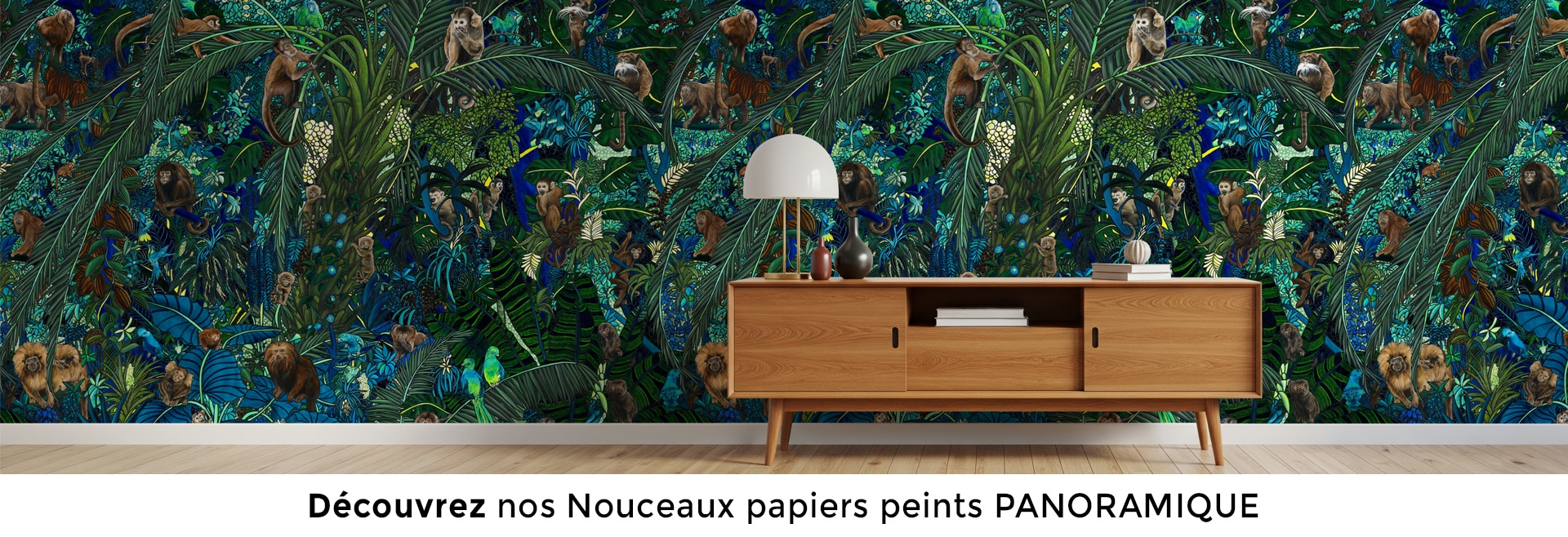 Papier peint panoramique Les gardiens Original par Maison Fétiche